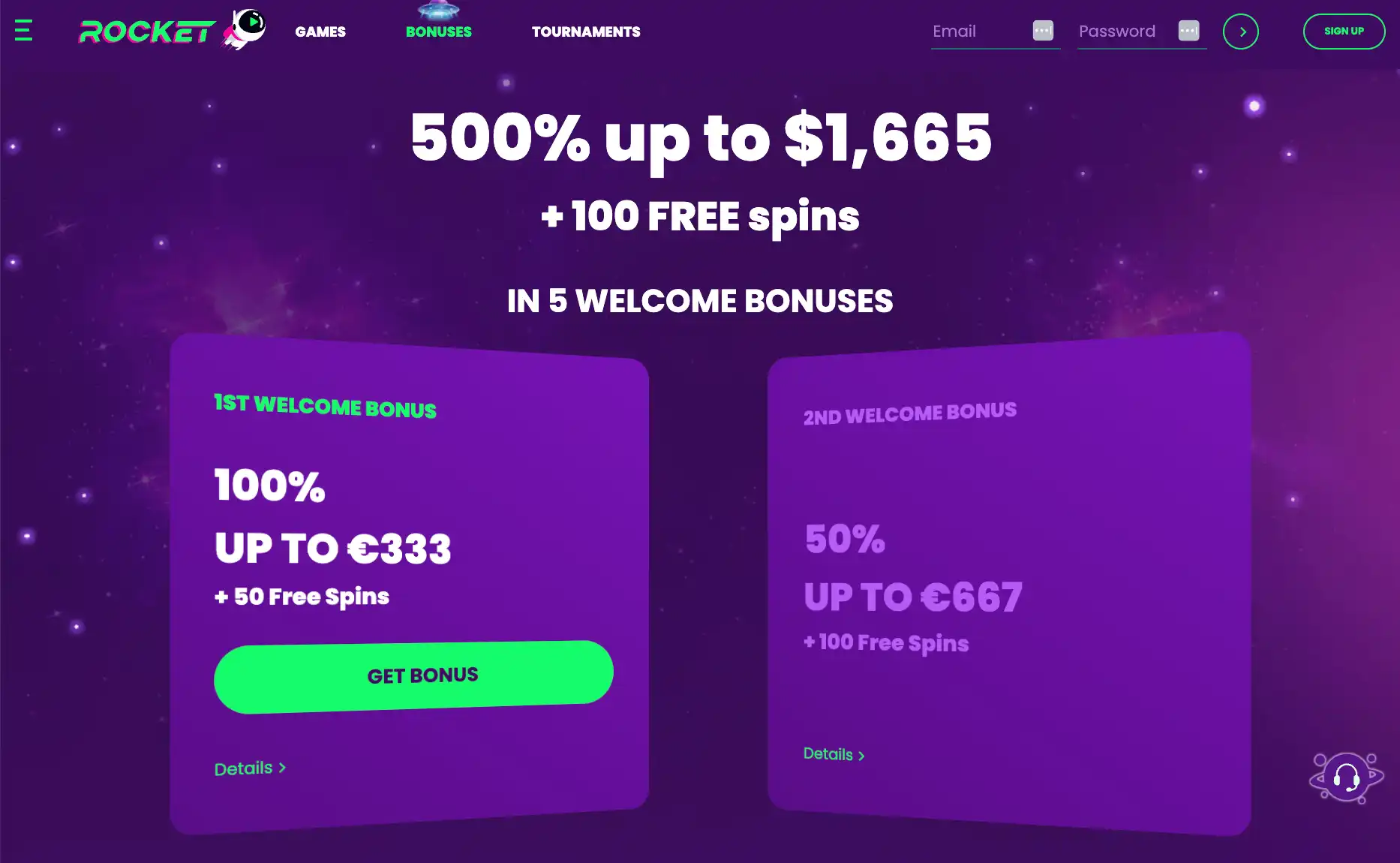 rocket-welcome-bonus