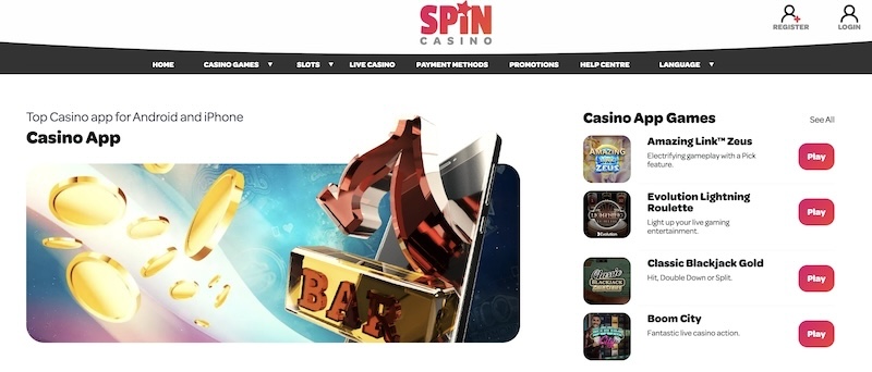 spin casino app