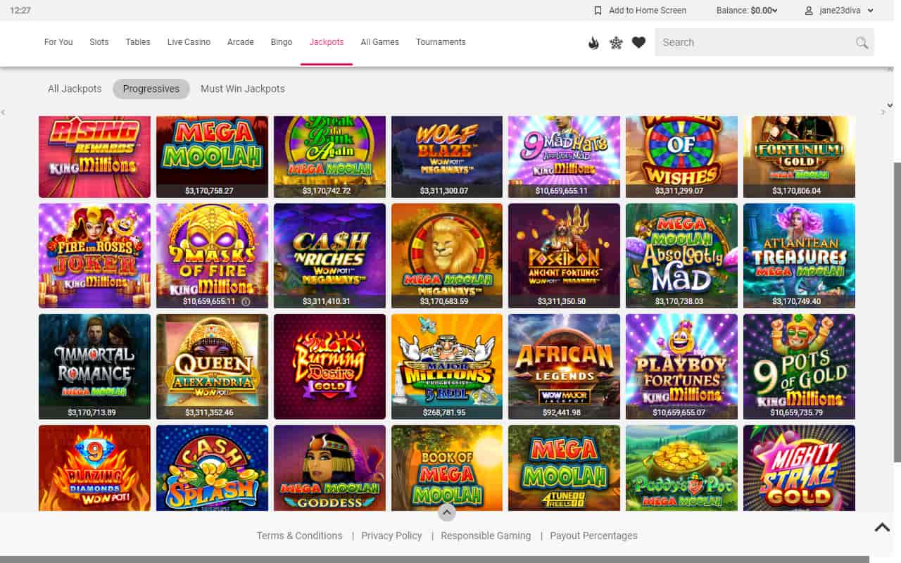 spin casino providers