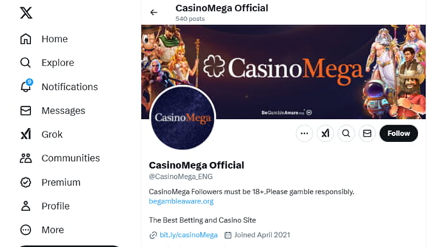 Casinomega x