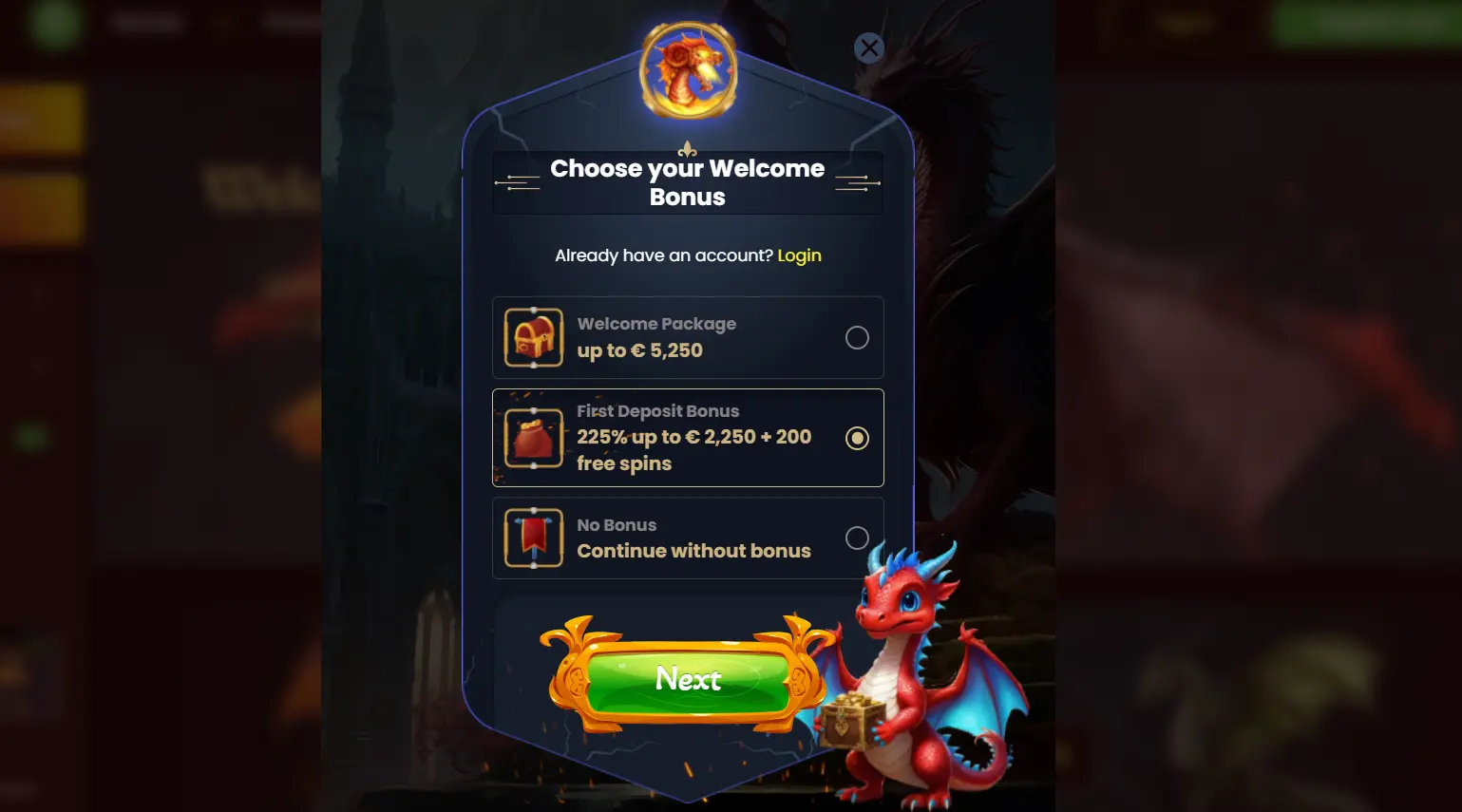 dragonslot-casino-review-registration