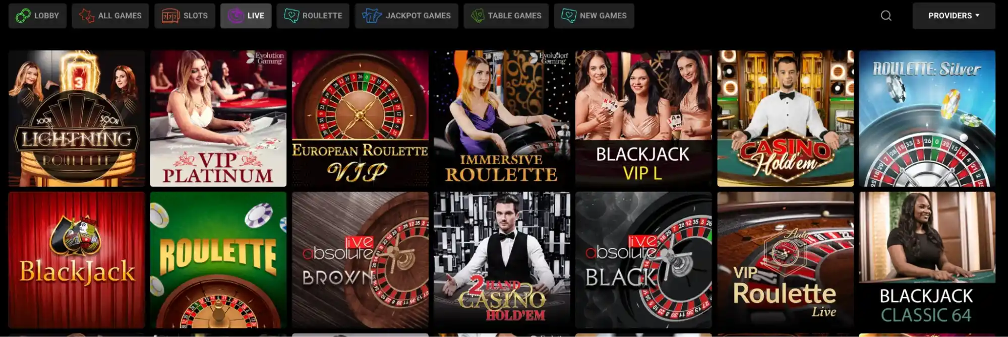 olympia live casino