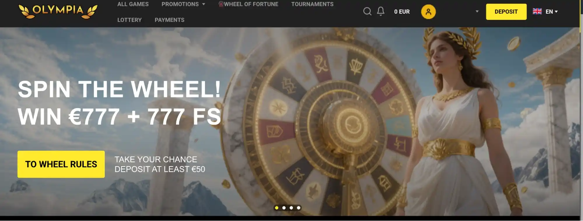 olympia main page