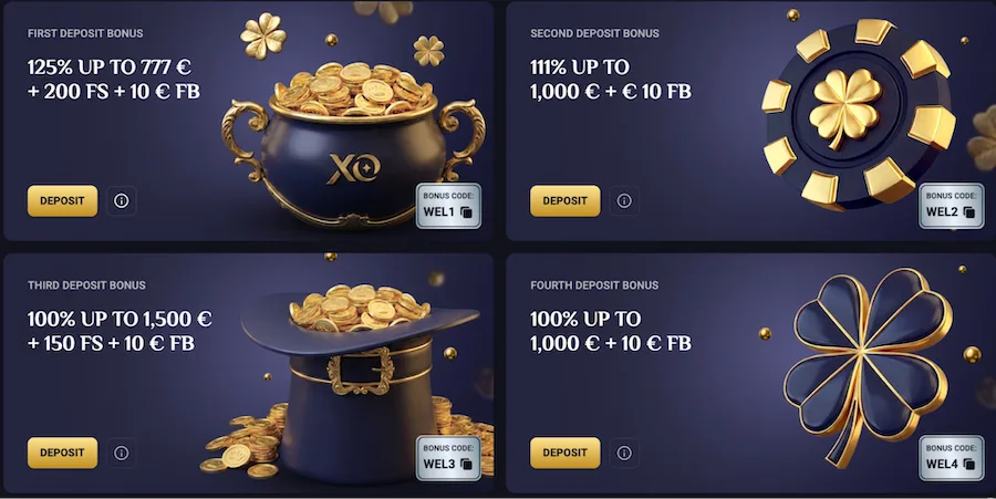 rollxo casino welcome bonus